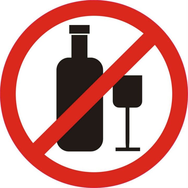 Alcohol should be completely avoided during the treatment of prostatitis. 