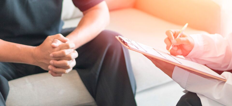 Determining treatment for a patient with chronic prostatitis